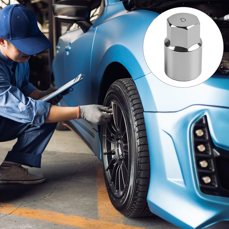 TNAIYH Car D-Wheel Locking Nut Key, Anti-Theft Vehicle Wheel Lug