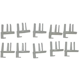 VHEUHZ SP042019Z 5 x Pairs of End Pieces Replacement Part Fly Protection Cover / Caravan Window Blind End Clips 5 L/H 5 R