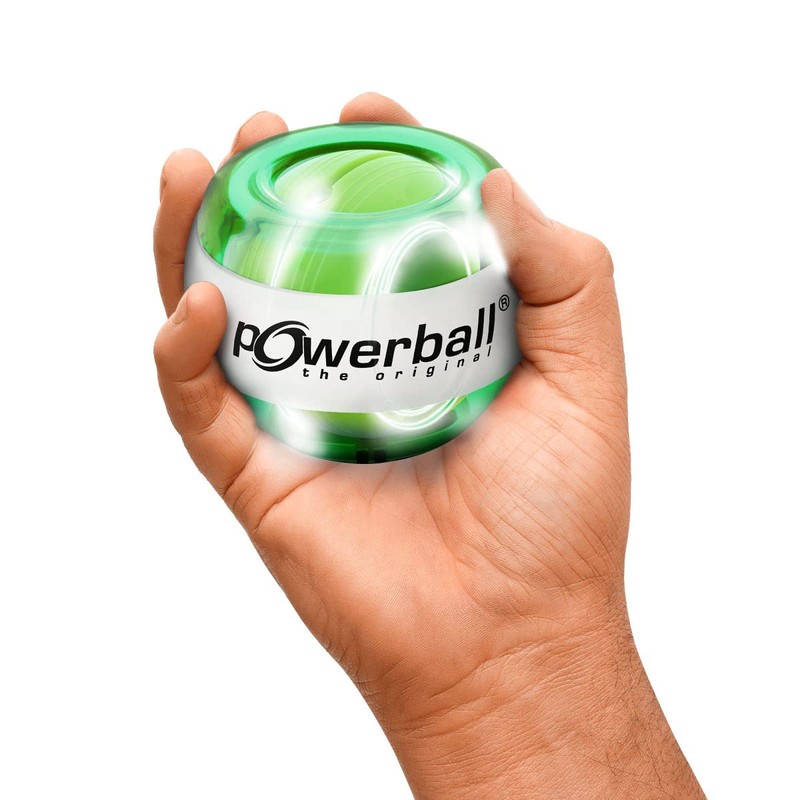 Powerball Kernpower Lightning Green Gyroscopic Hand Exerciser with Green Light