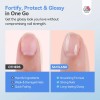 Esmalte De Uñas Saviland, Base 3 En 1, Fortalecedor De