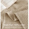 Talasily 100% Cotton Blanket Queen Size for Bed - Lightweight