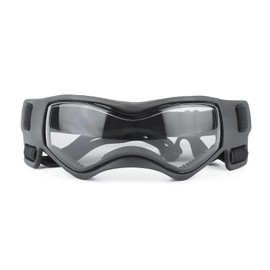 Dog Goggles Small Breed, Dog Sunglasses Small Breed Dog Eye Sun Light Protection, UV Protection Goggles for Dog with Adjustable Straps, Small Black