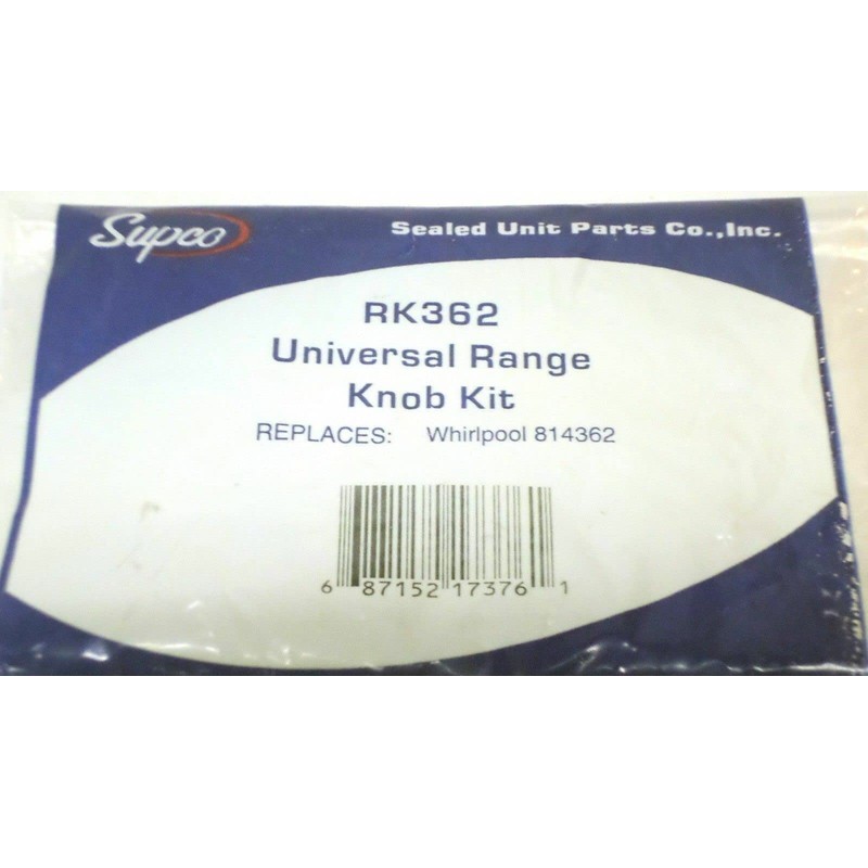 814362 For Whirlpool Electric Range Burner Oven Knobs AP3139541 PS389194