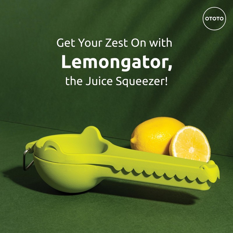 NEW!! Crocodile Lemon Squeezer by OTOTO - Lemon Lime Squeezer,
