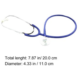 BAOSROY Children's Stethoscope, Toy Stethoscope, Metal Stethoscope, Children, Functional Double Head Stethoscope Toy for Stethoscopes, Role Play, Medical Toy