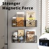 Restorgan Magnetic Basket Organizer Holder, 2 Pack Magnetic Shelf for