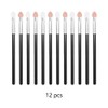 Dtoterul Eyeshadow Applicator Long 12 Pieces Applicator Brush Eyeshadow Brush