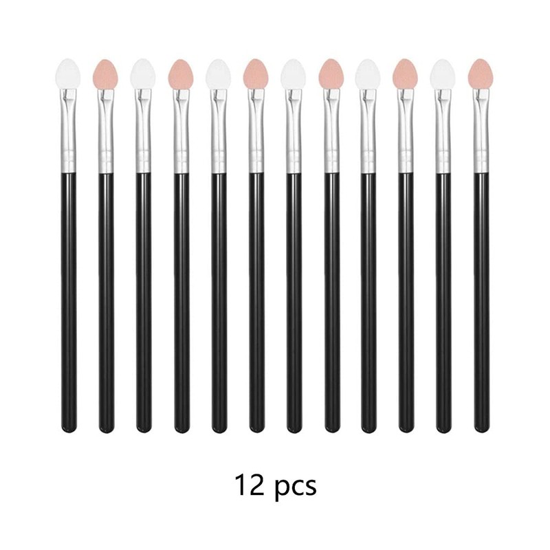 Dtoterul Eyeshadow Applicator Long 12 Pieces Applicator Brush Eyeshadow Brush