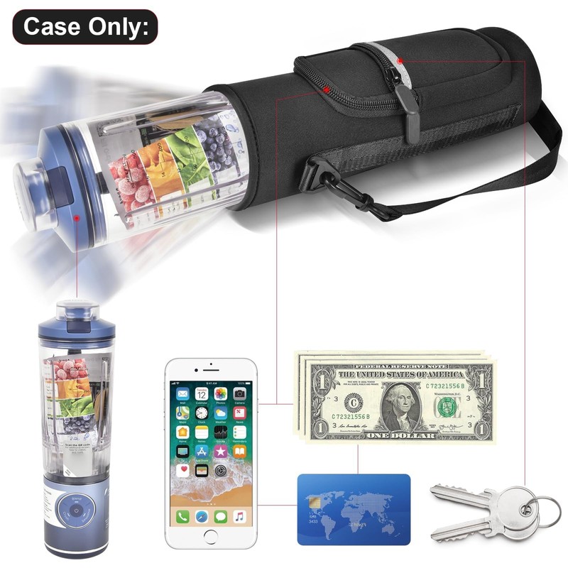 Personal Blender Bag for Ninja Blast Max BC251/ BC151, Portable