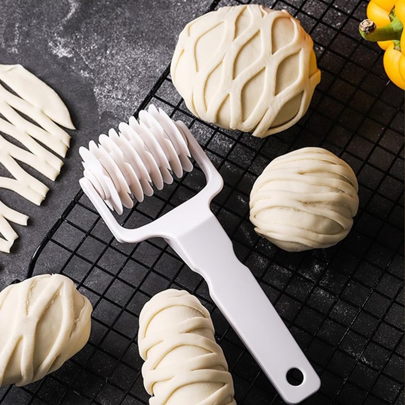 YACHUN Pie Dough Roller, 4.7 x 7.5 x 1.6 inches