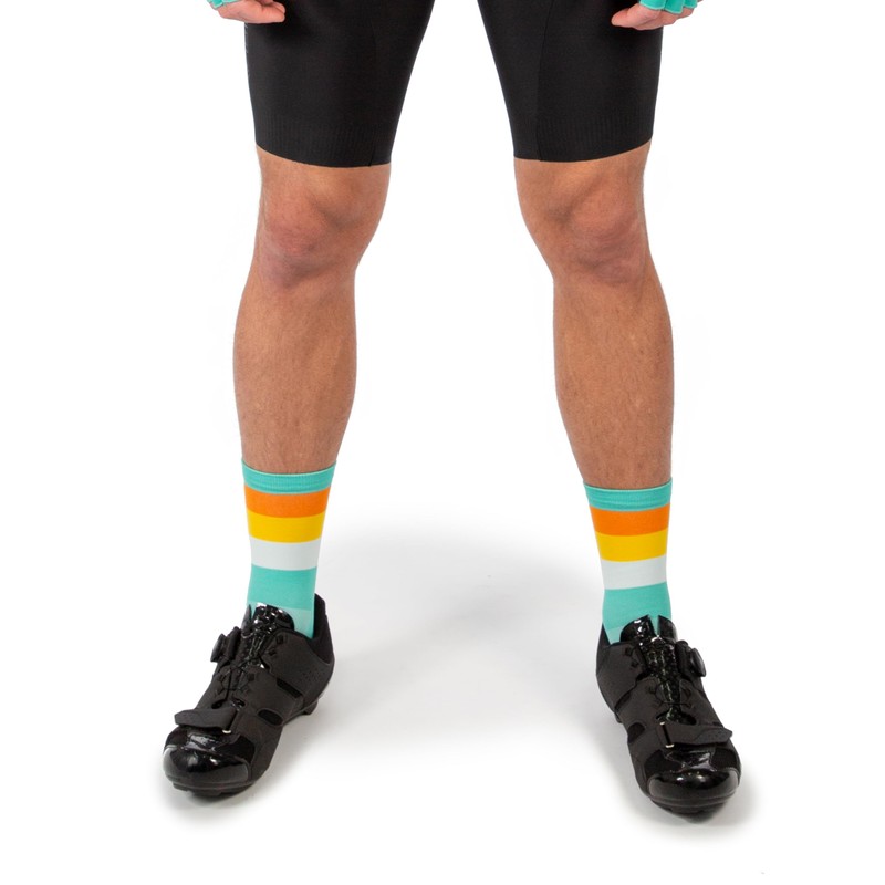 Endura Bandwidth Fahrradsocken für Herren, Aqua, S