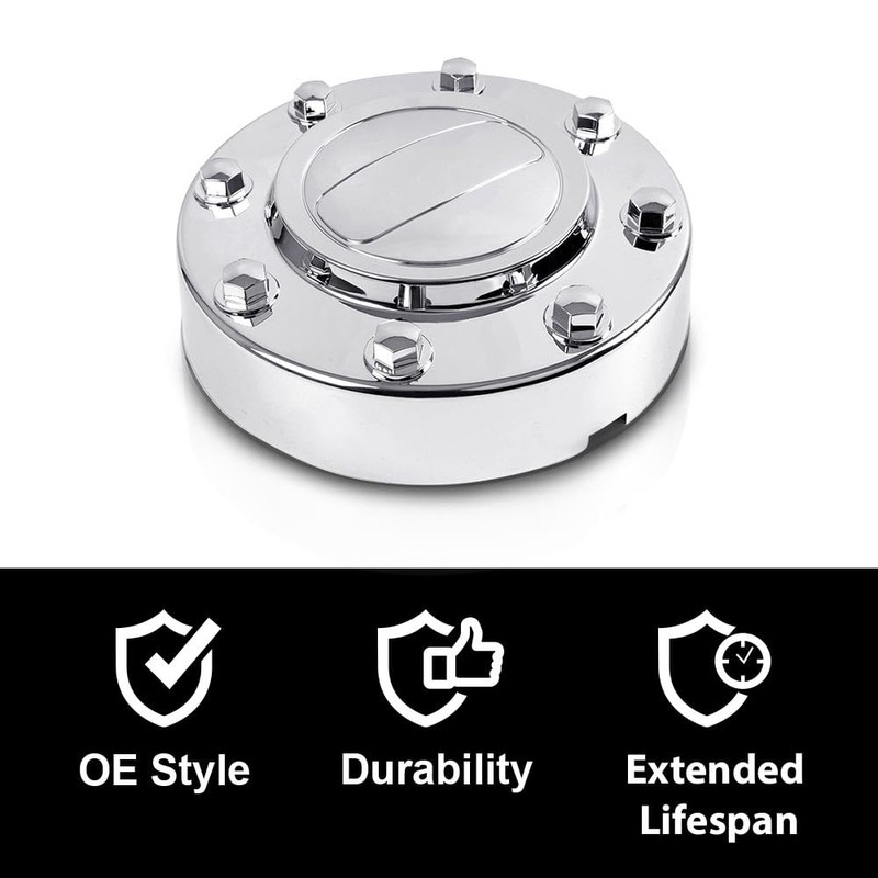 G-PLUS Pair Front Alcoa Alloy Wheel Center Hub Caps 1-TON