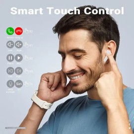 Auriculares Bluetooth 5.3 In-ear Gamer Inalámbricos Keluona Audífonos Air31 T6 Color Negro Con Luz Led                                                