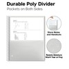 Dunwell College Ruled Spiral Notebook (Black), 1 Subject Notebook 8.5
