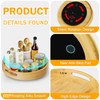Lazy Susan Organizer Homerays 12 Inch Non-Skid Bamboo Lazy Susan