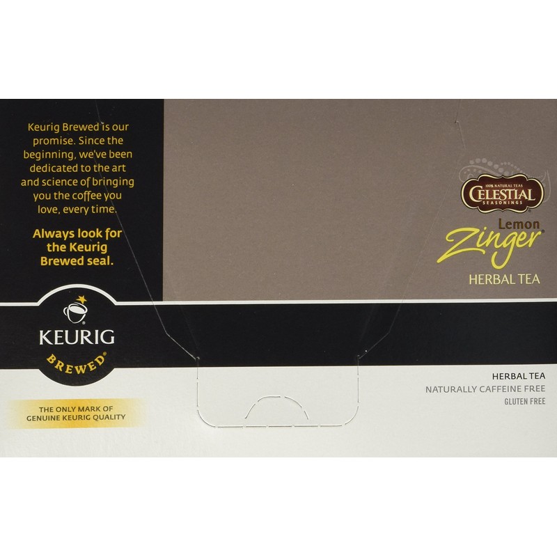 Celestial Seasonings Lemon Zinger Tea, 0.11 oz (12 count),Net Wt