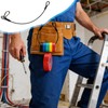 2 Pcs Electrical Tape Holder with Snap Hooks, Tape Holder