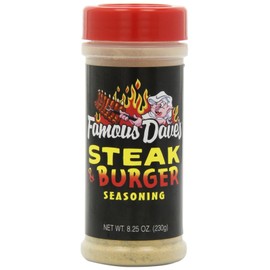 Famous Dave's Seasoning Steak & Burger, 8.25-Ounce (Pack of 6)