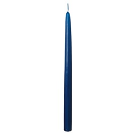 General Wax Taper Candle, 12 inch, Patriot Blue, Box of 12