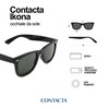 Contacta Ikona Black Lens Grey - Sunglasses with Polarised Lenses