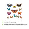 WENKO Window Decoration Butterflies 13-Piece Set Plastic 35 x 35