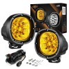 AUXBEAM 2x AUXBEAM 4"Amber Spot LED Work Light Driving Fog