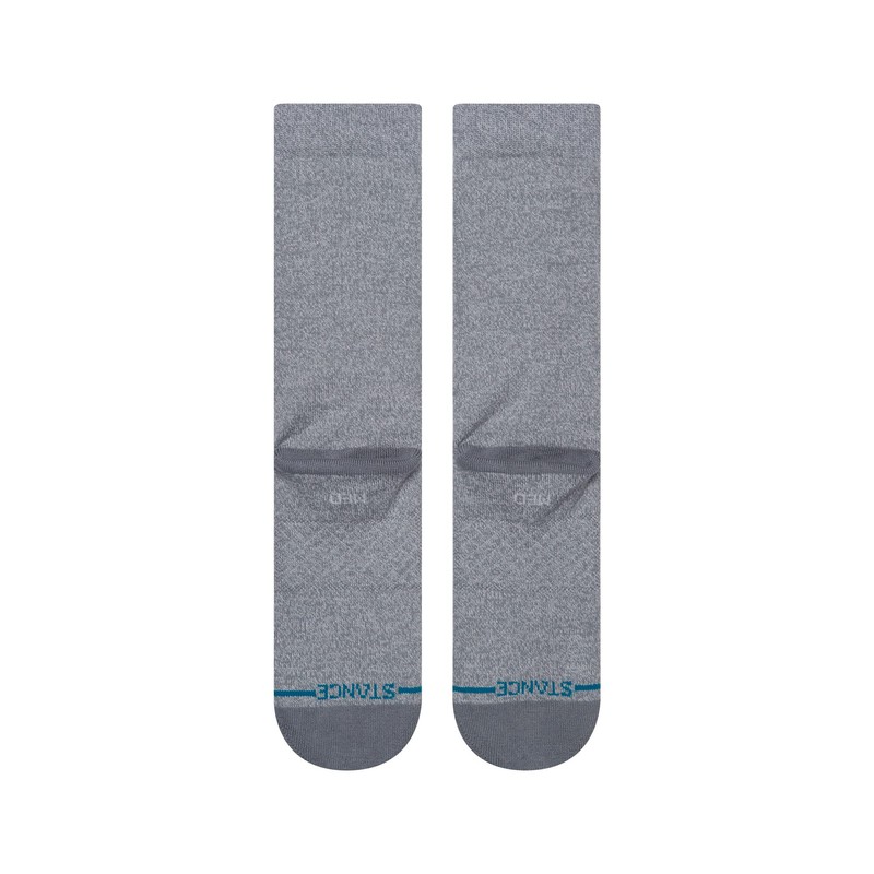 Stance Crew Icon Socks [3 Pack], Grey Heather, Large