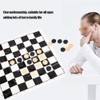 Draughts Checkers Set, 24pcs with Chessboard, Checkers Pieces, Kids and