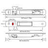 WANLIAN Door Lock, Sliding Door Window Hook Lock, Sliding Door