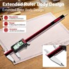 YUWEIC Digital Caliper 8 Inch, Rechargeable Calipers with LCD Screen,