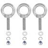 PATIKIL M8 x 30mm Lifting Shoulder Eye Bolts Set of