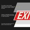 Glow In The Dark Exit Sign Stickers, Photoluminescent Exit Sign