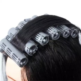 헤어 셀프 파마 원터치 클립 롯드 뿌리펌 파마롤 세트 [02파마롯드set-2cm] Hair Self-Perm One-Touch Clip Rod Root Perm Perm Roll Set [02 Perm Rod Set - 2cm]
