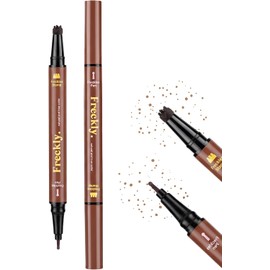 Erinde Lápiz Natural Para Pecas, 2 en 1 Sello Para Pecas Falsas y Lápiz