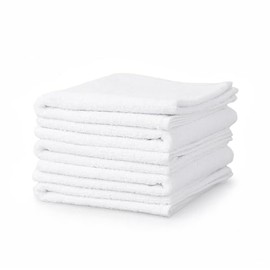 Toalla Facial 30x30cm 50gr Hotelera 100 Algodón Super Absorbente Suave Tacto Resistente Lavado Industriales Rotativos Airbnb Gym Spa Hoteles