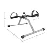 Under-Desk Stationary Bike - Indoor Below-Desk Exercise Pedal Fitness Machine