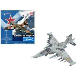 DCD Sukhoi Su-25M1 Frogfoot Aircraft Diecast Toy 2022 Lieutenant Colonel Zhybrov 299th Tactical Aviation Brigade Ukrainian Air
