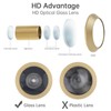 HOJLKLD Door Viewer Peephole,200 Degree Solid Brass Peephole with 16