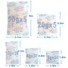 LotFancy Silica Gel Desiccant Pack of 100 × 3/5/10/20/50 g