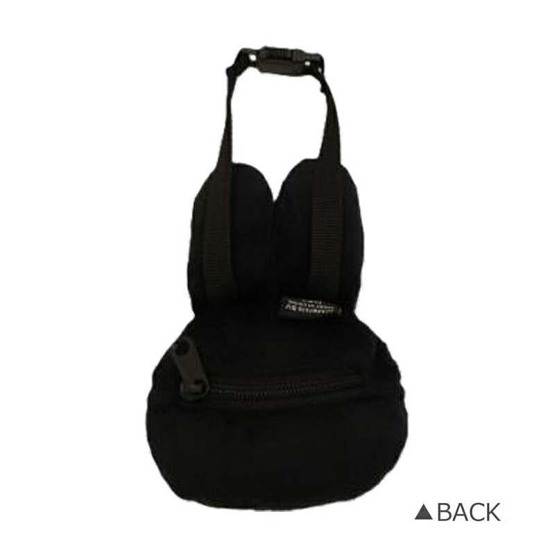 Zoe Miffy Face Bag Charm BK 059876 Miffy Black