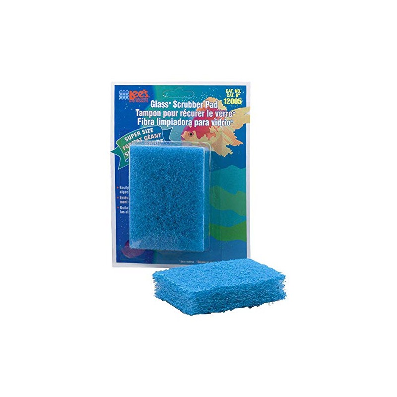 Lee's Pet Products ALE12005 Coarse Glass Algae Scrubber Pad for