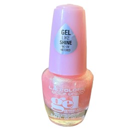 L.A. Colors Crazy Gel Nail Enamel Pink Sugar, 0.44 Fl Oz,Nail Polish