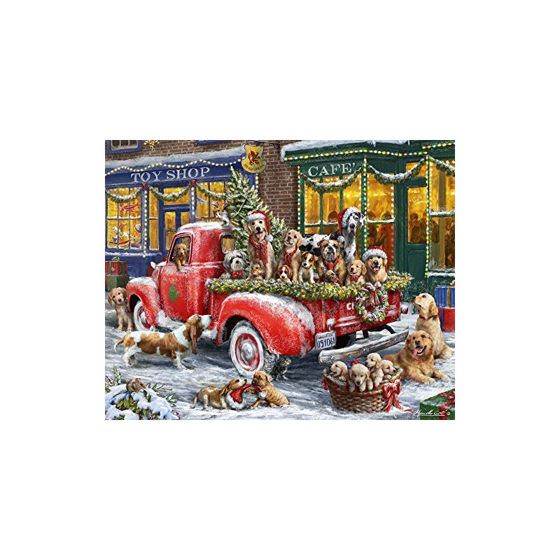 Vermont Christmas Company Doggone Christmas Jigsaw Puzzle 1000 Piece