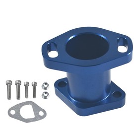 YJGZSVK Carburetor Intake Pipe Fit For Predator 212cc GX200 196cc Mini Bike Go Kart （Blue）