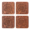 Chengdu Map Coaster by O3 Design Studio, Set of 4,