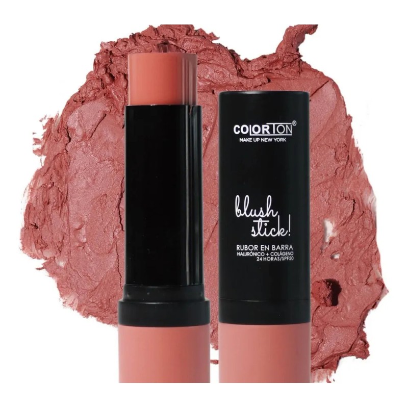 Rubor En Barra Colorton Blush Stick Con Ah+ Colágeno Tono