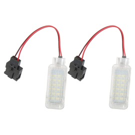 Footwell Light, Pair 12V LED Footwell Light Car Interior Lighting 4B0947415A for A1 A4 A5 A6 A7 Q5 Q7