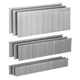 SITLDY 18 Gauge Stainless Steel Brad Nails 1200-Pack (3/4", 1-1/4", 2", 400 Pcs of Each Size), Assorted Size Project Pack, for Pneumatic, Electric Brad Nailers (1200)