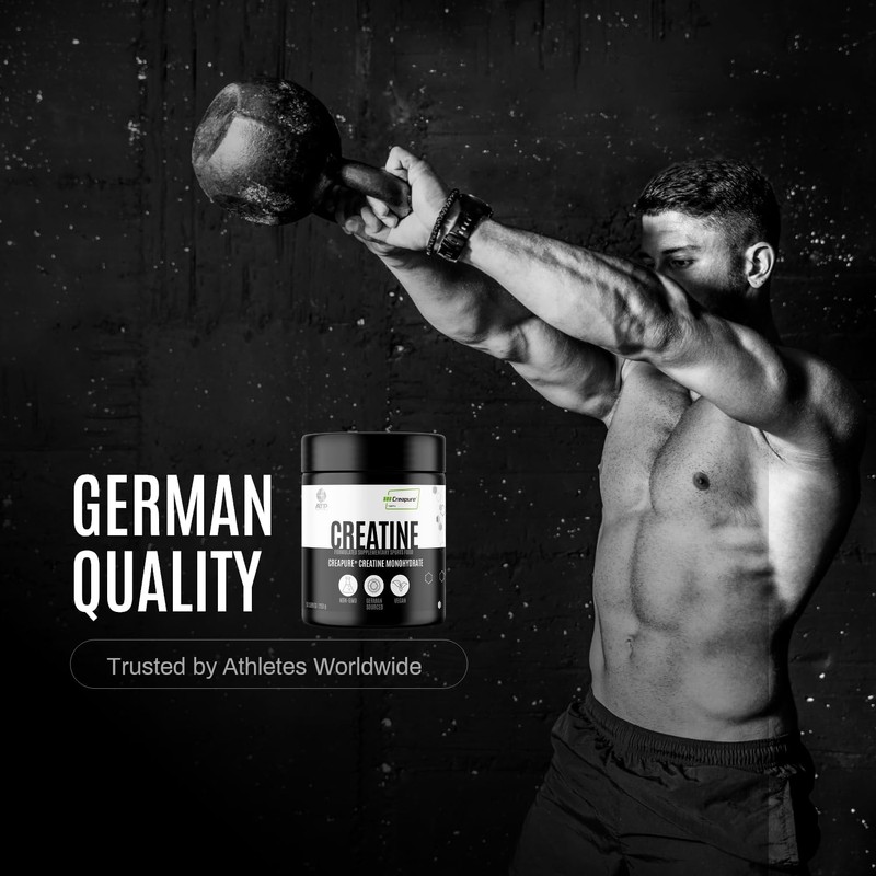 ATP Science Creapure® Creatine Monohydrate, Creatine for Strength, Performance and