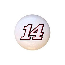 Car #14 - Racing Race Cars - DECORATIVE Glossy CERAMIC Cupboard Cabinet PULLS Dresser Drawer KNOBS